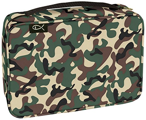 Divinity Boutique Bible Cover Basic Woodland Camo, Extra Large (21444)