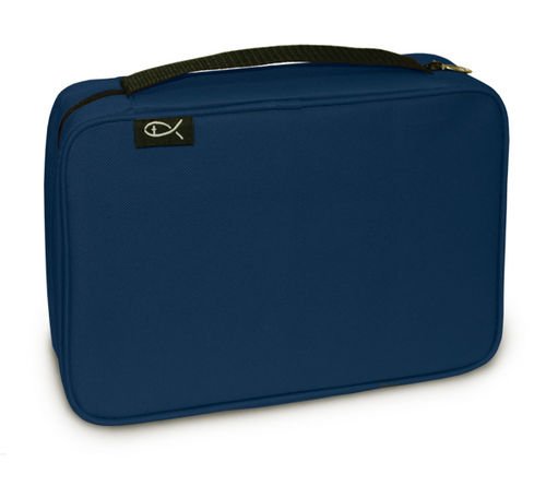 Divinity Boutique Bible Cover Basic Navy, Extra Large (21441)