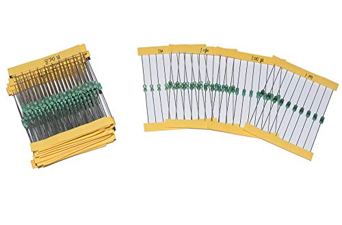 Cofufu 0307 DIP Inductor Assorted Kit 22 value total 220pcs 1uH to 1mH 0.25W