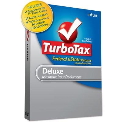 Book Cover TurboTax Deluxe Federal + E-File + State 2012 for PC/Mac Disc