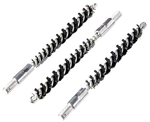 Tipton Nylon Bore Brush .30-.32 Caliber 3 Pack with Durable Wire Core and Nylon Bristles for Firearm Cleaning and Maintenance