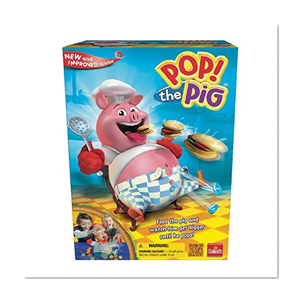 Book Cover Pop the Pig Game — New and Improved — Belly-Busting Fun as You Feed Him Burgers and Watch His Belly Grow