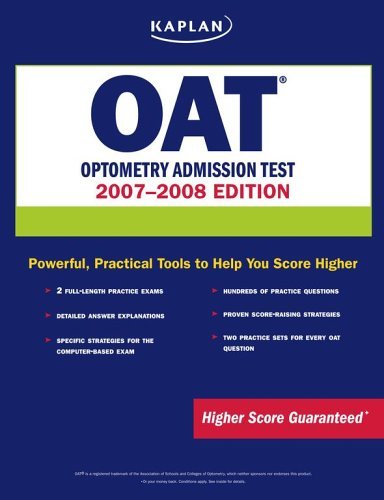 Kaplan DAT Dental Admissions Test, 2007-2008 Edition