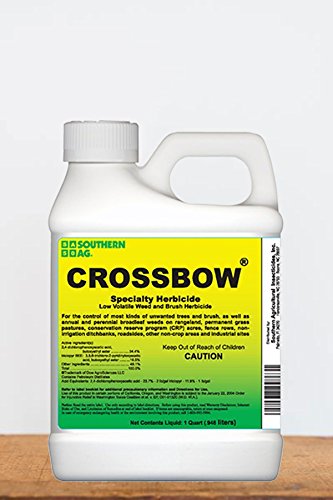 Book Cover Southern Ag Crossbow Specialty Herbicide 2 4 D & Triclopyr Weed & Brush Killer, 32oz - 1 Quart
