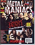 Metal Maniacs Magazine NAPALM DEATH Meshuggah PIG DESTROYER & SLAYER GIANT 4 PAGE POSTER Anthrax THE HAUNTED February 2005 C (Metal Maniacs Magazine)