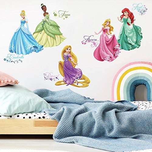 Book Cover RoomMates RMK2199SCS Disney Princess Royal Debut Peel and Stick Wall Decals