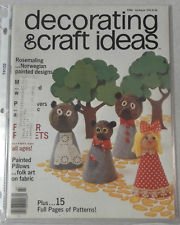 Decorating and Craft Ideas Magazine - Finger Puppets - Painted Pillows - 15 Pages of Patterns - Combining Clay and Macrame - Batik American Style (July/August, 1976)