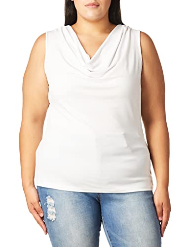 Calvin Klein Women's Plus-Size Solid Cowl-Neck Blouse