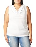 Calvin Klein Women's Plus-Size Solid Cowl-Neck Blouse