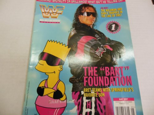 Wwf Magazine Bret Hart the Rock Undertakermay 1997