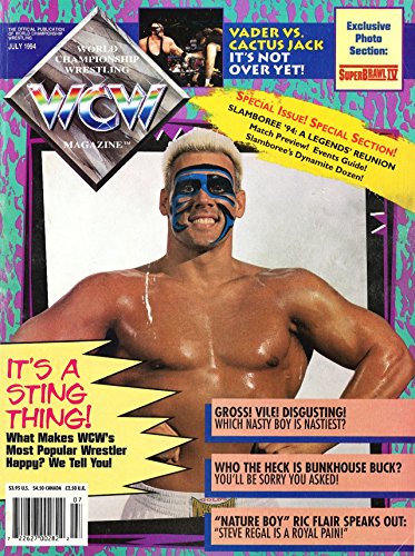 Wcw Magazine Sting Kevin Sullivan July 1994