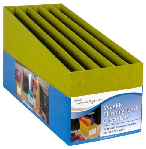 Mead Weekly Planning Desk Organizer, Green (72312)