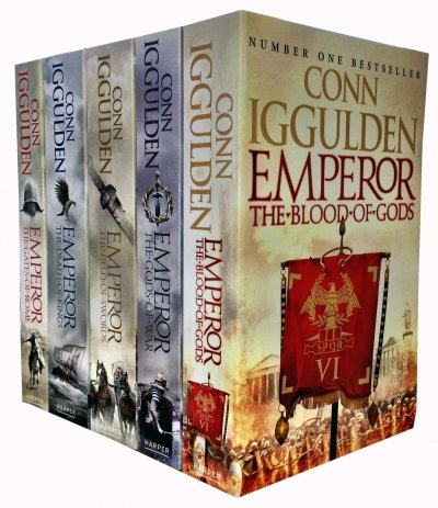 Conn Iggulden Emperor Series Collection 5 Books Set, Emperor:The Gods of War, Emperor:The Field of Swords, Emperor: The Death of Kings, Emperor: The Gates of Rome & [hb] Emperor: The Blood of Gods)