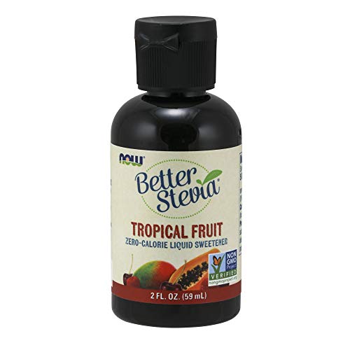 NOW Foods Better Stevia Tropical Fruit Liquid, 2-Ounce