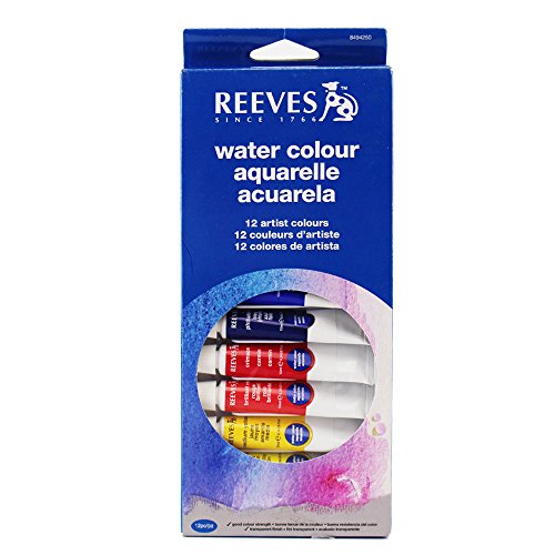 Book Cover Reeves 12-Pack Water Color Tube Set, 10ml