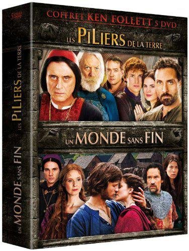Coffret Ken Follett 5DVD - Les piliers de la terre + Un monde sans fin
