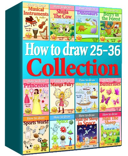 Drawing Books - How to Draw Comics Collection 25-36 (Over 330 Pages) (How to Draw Anime Collcetions) (How to Draw Collection)