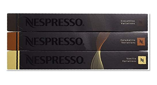 Book Cover Nespresso OriginalLine: Vanilio,Ciocattino, Caramelito, 30 Count - ''NOT compatible with Vertuoline''