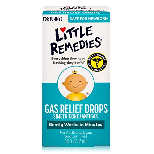 Little Remedies Gas Relief Drops for Tummy's, Natural Berry, 0.5 oz.