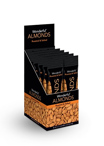 Book Cover Wonderful Almonds, Roasted and Salted, 1.5 Ounce Bags (Pack of 12)