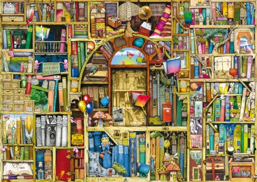 Ravensburger Bizarre Bookshop 2 1000 Piece Jigsaw Puzzle for Adults – Every piece is unique, Softclick technology Means Pieces Fit Together Perfectly