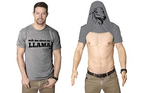 Ask Me About My Llama T Shirt Funny Animal Flip Shirt Cool Llamas Tee