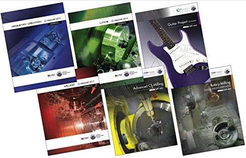 GibbsCAM 2011/2012+/2015/2016 Bundle - Geometry, Milling, Lathe, Advanced CS Milling, 3D Solids & Rotary Milling Textbooks