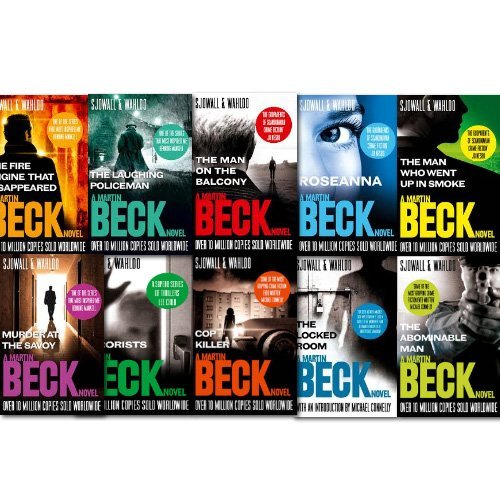 Martin Beck Collection 10 Books Set, The Terrorists, Cop Killer, The Abominable Man, The Locked Room, he Laughing Policeman, The Fire Engine That Disappeared, Murder at the Savoy, Roseanna, The Man Who Went Up in Smoke, The Man on the Balcony