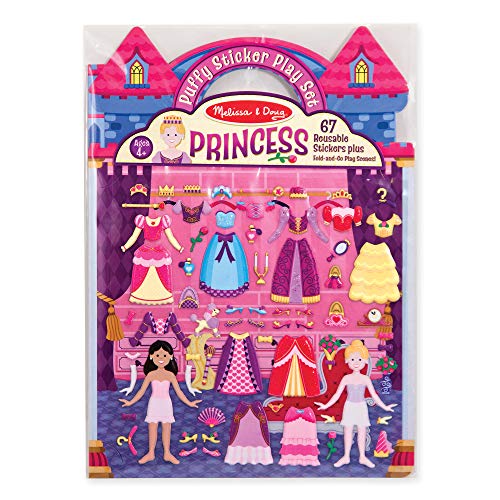 Book Cover Melissa & Doug Puffy Sticker Play Set - Princess