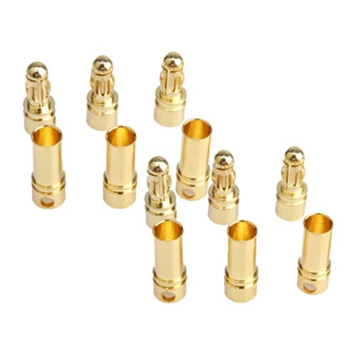 Vktech Gold-Plated Bullet Connector (3.5 mm 40pcs)