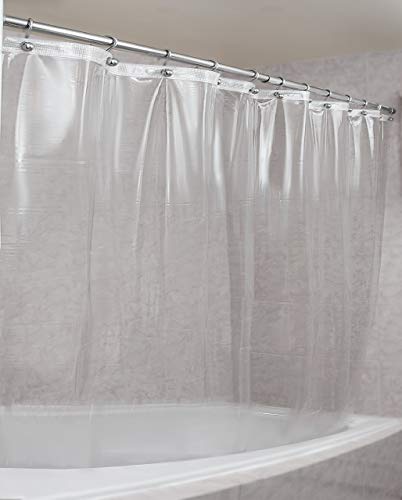 Book Cover Epica Strongest Heavy-Duty Clear Vinyl Shower Curtain Liner â€“72 inches x 72 inches (Clear)