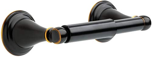 Delta Faucet 79650-ORB Windemere Toilet Paper Holder, Delta Oil Rubbed Bronze