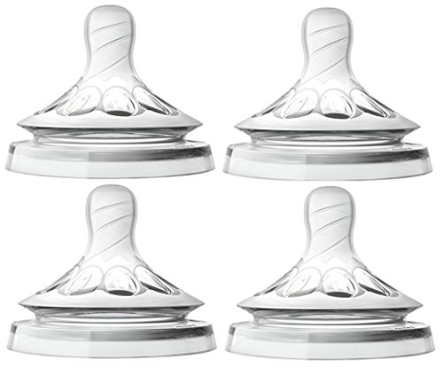 Book Cover Philips Avent Natural Nipple Newborn Flow - 4 Pack