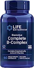 Life Extension BioActive Complete B Complex â€“ Complete Formula for Vitamin B Benefits â€“ Gluten-Free, Non-GMO â€“ 60 Vegetarian Capsules