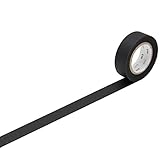 MT Solids Washi Paper Masking Tape, 15mm x 10m , Matte Black (MT01P207)