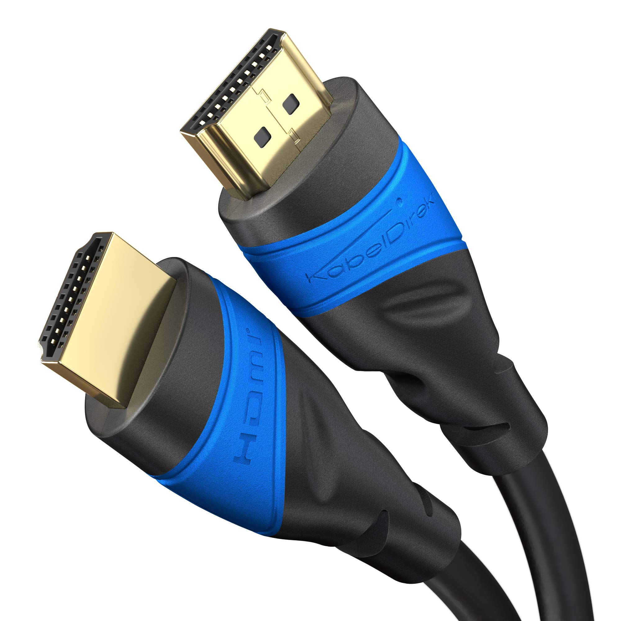 HDMI Cable 4K – 30ft – with A.I.S Shielding – Designed in Germany (Supports All HDMI Devices Like PS5, Xbox, Switch – 4K@60Hz, High Speed HDMI Cord with Ethernet, Black) by CableDirect 30 ft