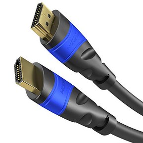4K HDMI Cable, HDMI Cord (10 feet HDMI to HDMI, Top Series) supports (4K@60HZ, 1080p FullHD, UHD, Ultra HD, 3D, High Speed with Ethernet, ARC, PS4, XBOX, HDTV) by KabelDirekt
