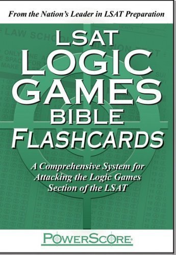 The PowerScore LSAT Logic Games Bible Flashcards by PowerScore (Aug 1 2007)