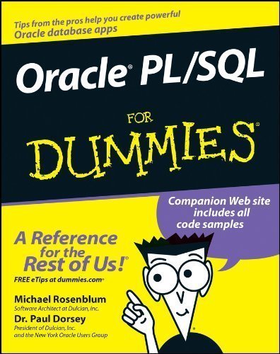 Oracle PL / SQL For Dummies by Michael Rosenblum (Jun 13 2006)