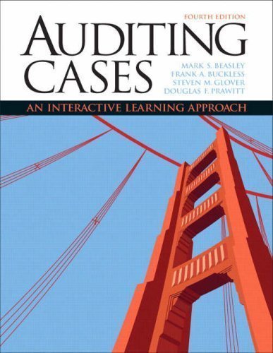 Auditing Cases: An Interactive Learning Approach (4th Edition) by Mark S. Beasley (Aug 7 2008)
