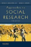 Approaches to Social Research by Royce A. Singleton (Aug 20 2009)