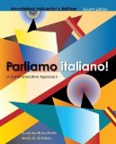 Parliamo italiano! Fourth Edition Instructor's Annotated Edition by Suzanne Branciforte (Dec 1 2010)