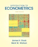 Introduction to Econometrics (3rd Edition) by James H. Stock (Dec 3 2010)