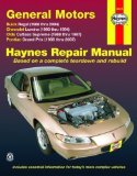 General Motors Buick Regal, Chevrolet Lumina,Olds Cutlass Supreme,Pontiac Grand Prix, 1988-2007 by Editors Haynes (Mar 15 2009)