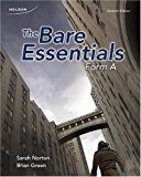 The Bare Essentials: Form A by Sarah Norton (Jun 2 2009)