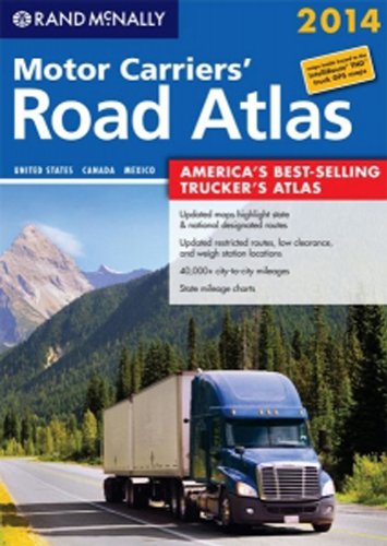 2014 Rand McNally Motor Carriers' Trucker Paperback Road Atlas