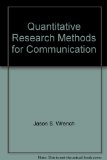 Quantitative Research Methods for Communication