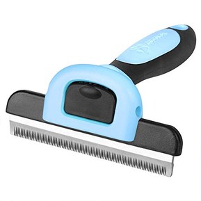 MIU COLOR Pet Grooming Brush, Professional Deshedding Tool, Effectively Reduces Shedding by Up to 90% for Short Hair and Long Hair Dogs/Cats(Blue)