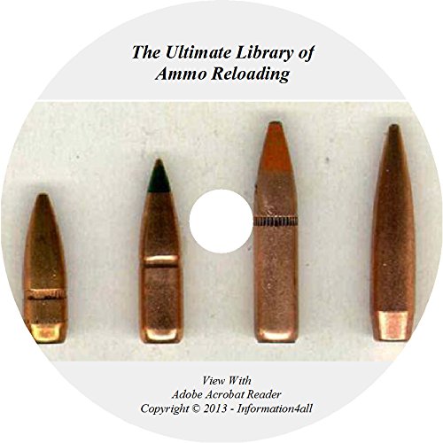 Reloading, Ultimate Library on DVD - 500+ Books, Magazine, Manuals, Guides, Ammunition, Firearm, Reload, Self Sufficiency, Survival, Ammo