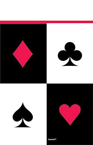 Casino Party Table Cover, 54" x 96"